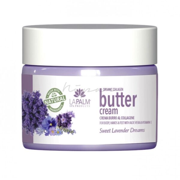 Crema burro al collagene Lavanda 340 gr